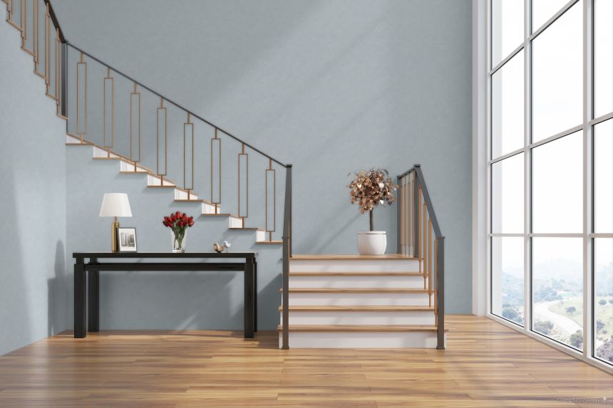 Vliesová tapeta na zeď, stříbrná, imitace látky, 30171, The New Bombay Design Edition, Marburg
