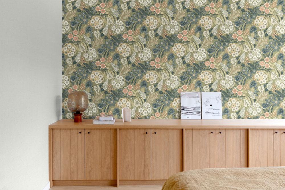 Vliesová tapeta na zeď, zelená, květiny, A76603, Vavex 2027