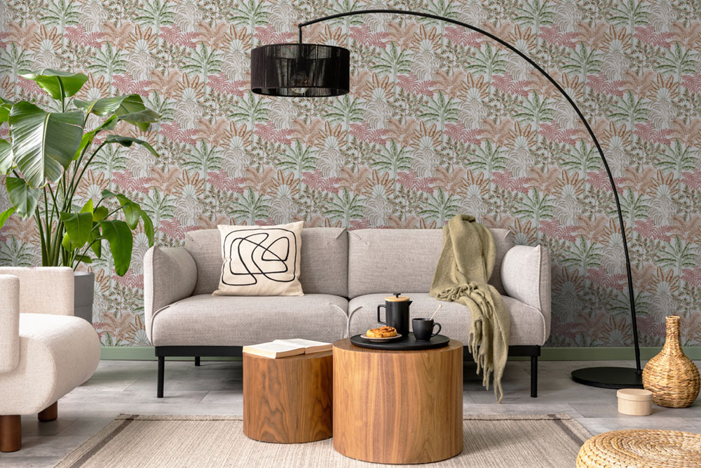 Vliesová tapeta na zeď, hnědo-zelená, listy, 127613, Vavex 2027