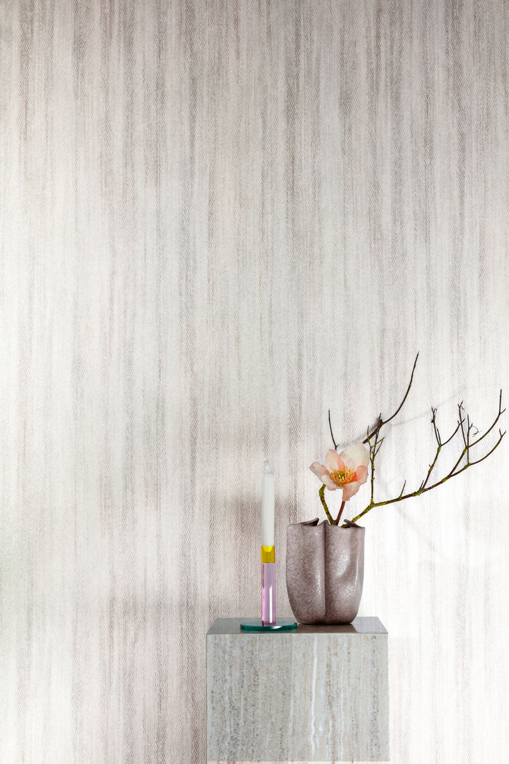 Vliesová tapeta na zeď, šedá, látková textura, 205106, Vavex 2027