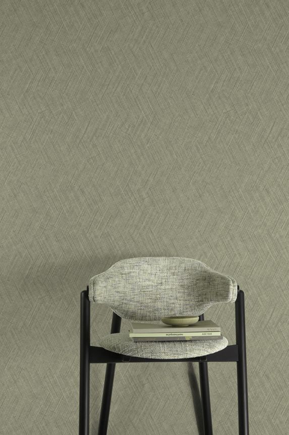 Vliesová tapeta na zeď, zelená, látková textura, A78307, Vavex 2027