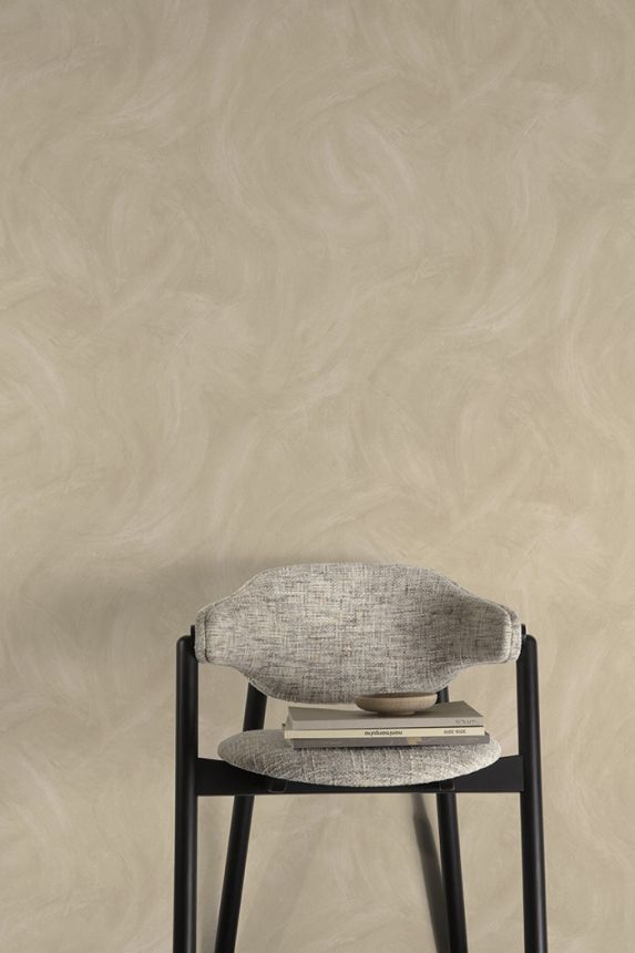 Vliesová tapeta na zeď, béžová, štuk, stěrka, A78704, Vavex 2027