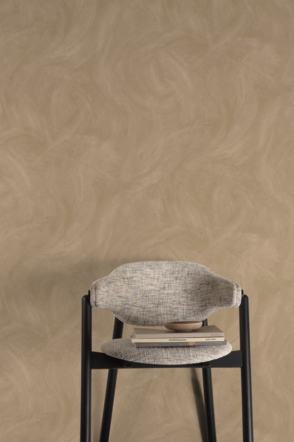 Vliesová tapeta na zeď, hnědá, štuk, stěrka, A78705, Vavex 2027