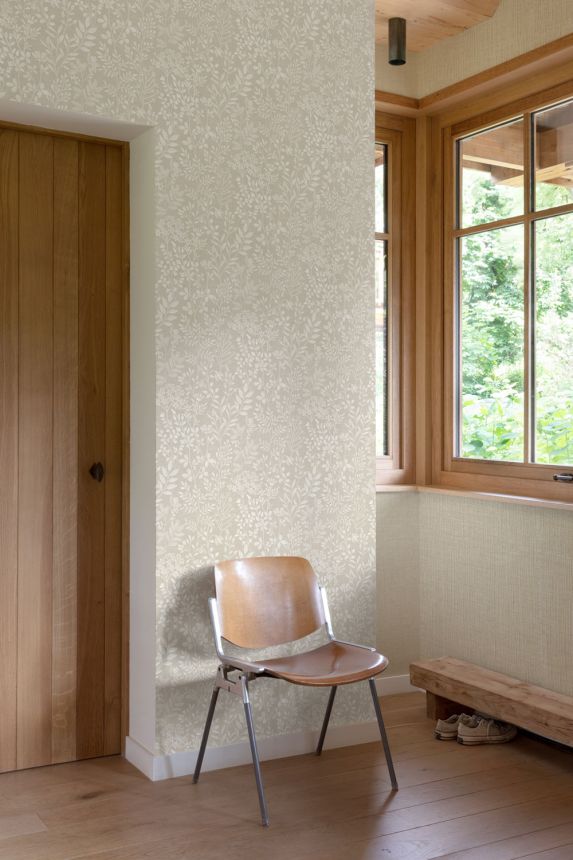 Vliesová tapeta na zeď, béžová, trávy, listy, 205002, Vavex 2027