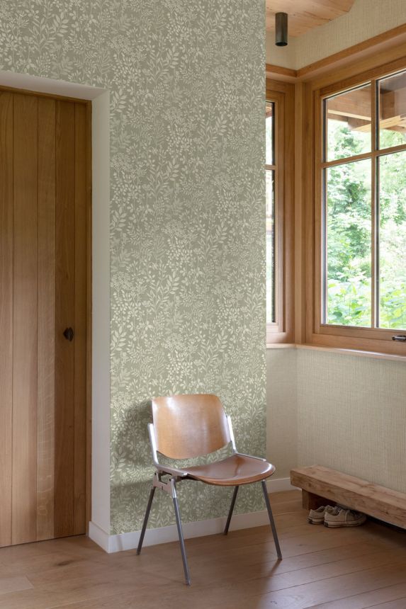 Vliesová tapeta na zeď, zelená, trávy, listy, 205003, Vavex 2027