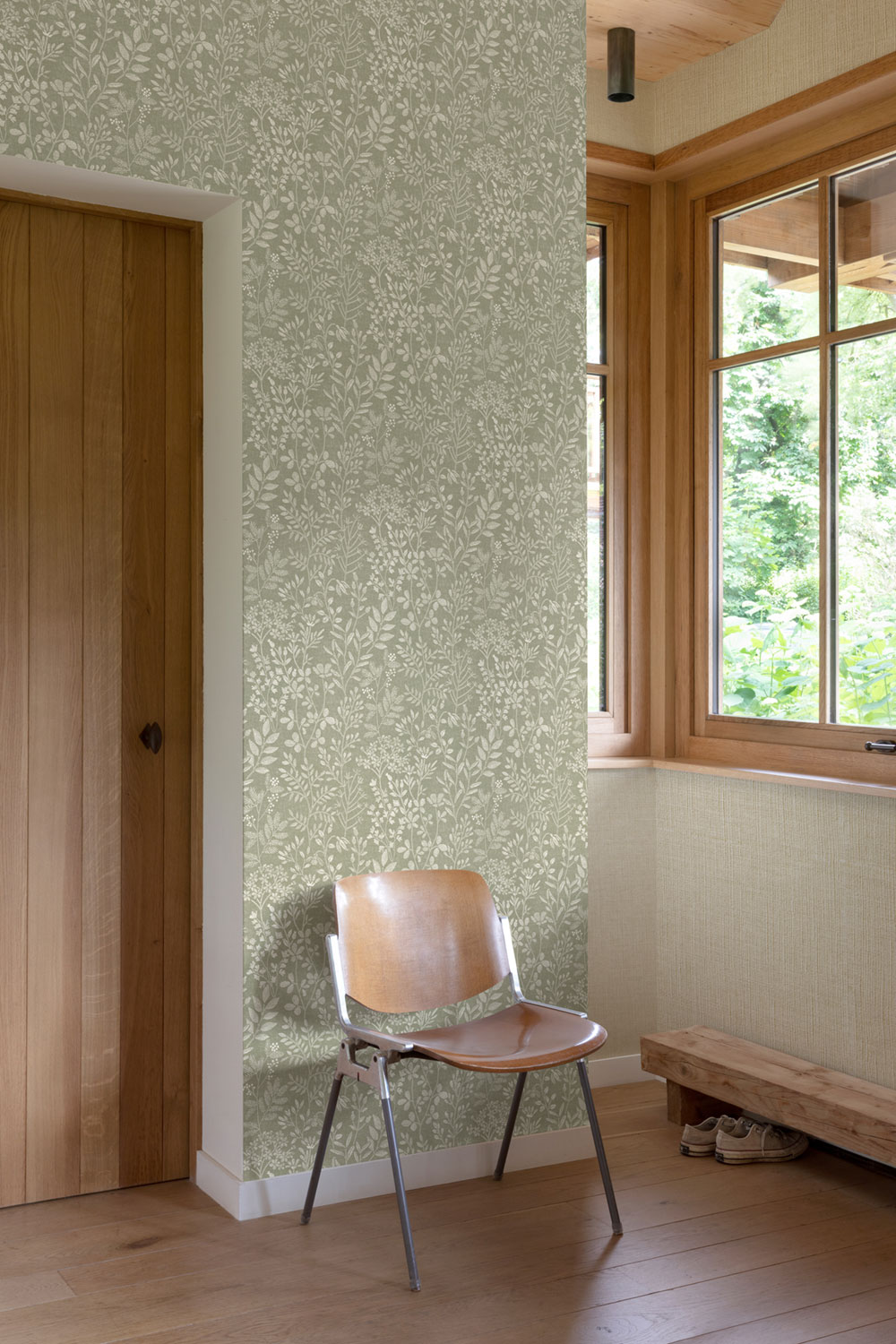 Vliesová tapeta na zeď, zelená, trávy, listy, 205003, Vavex 2027