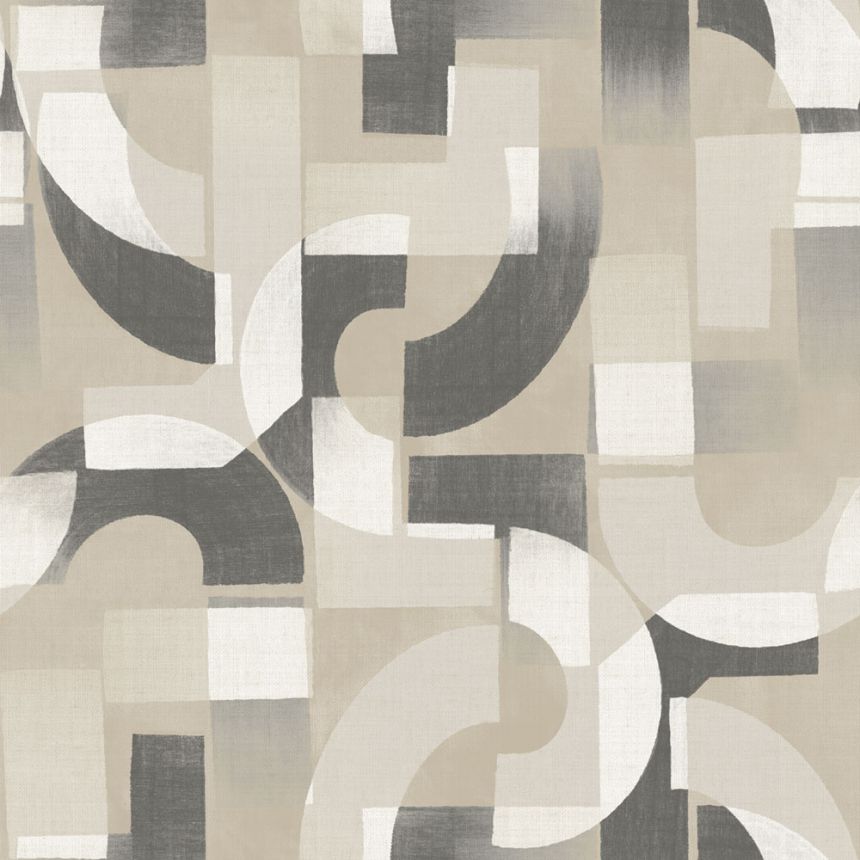 Grafická vliesová tapeta na zeď, šedo-béžová, A76002, Vavex 2027