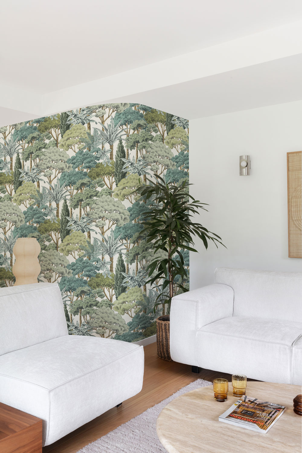 Vliesová tapeta na zeď, zeleno-hnědá, stromy, A76302, Vavex 2027