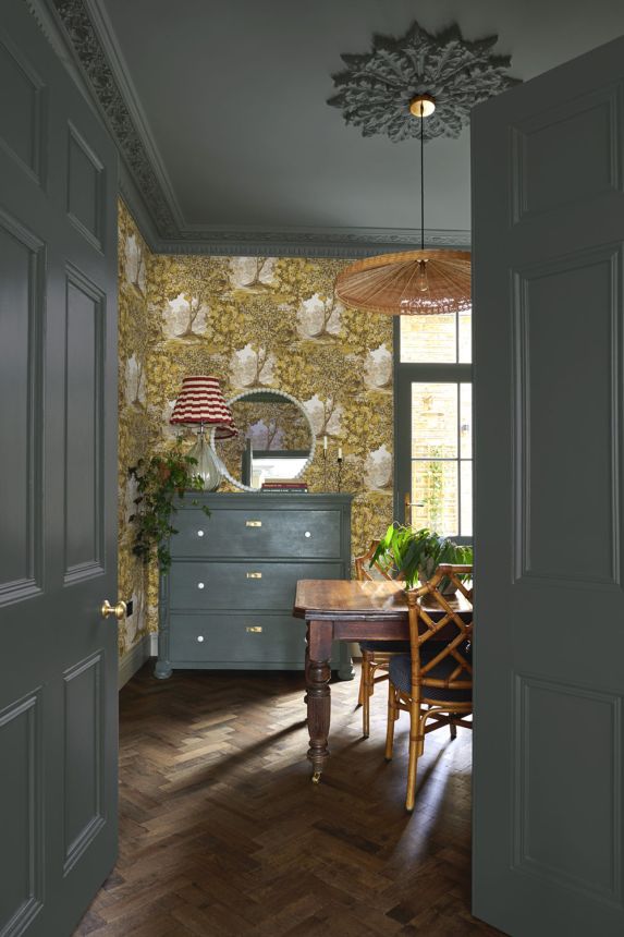 Vliesová tapeta na zeď, hnědá, stromy, 127899, Arboretum, Graham Brown Premium