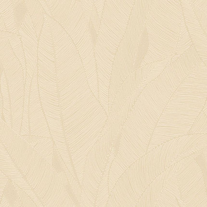 Luxusní vliesová tapeta na zeď, béžová, listy, Z16707, Murella 100,  Zambaiti Parati