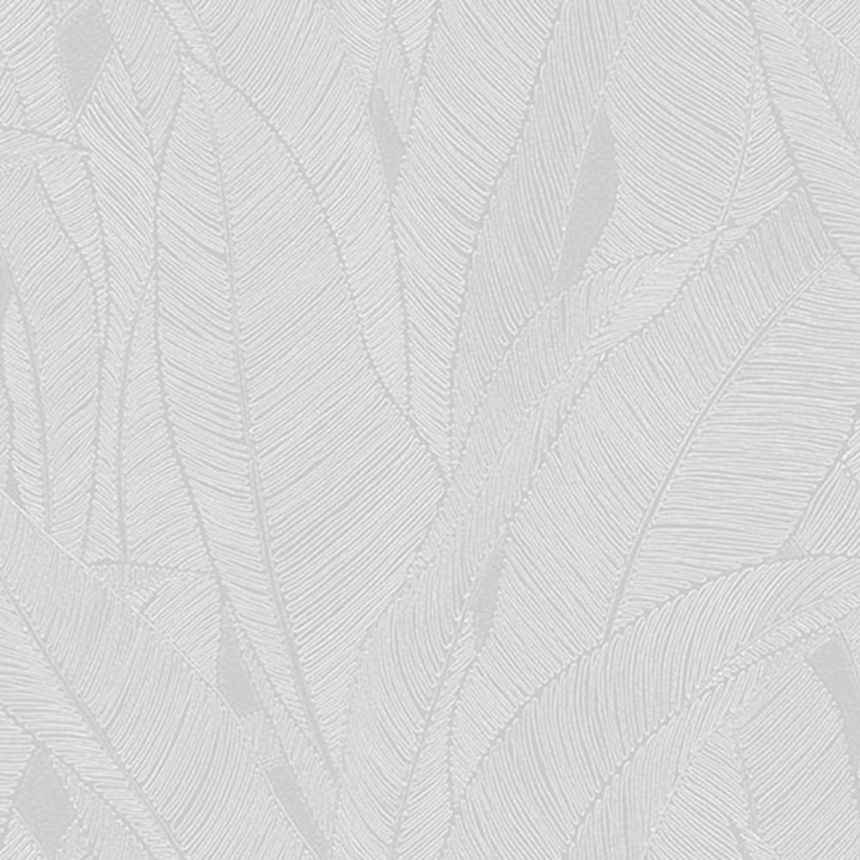 Luxusní vliesová tapeta na zeď, šedo-béžová, listy, Z16711, Murella 100,  Zambaiti Parati