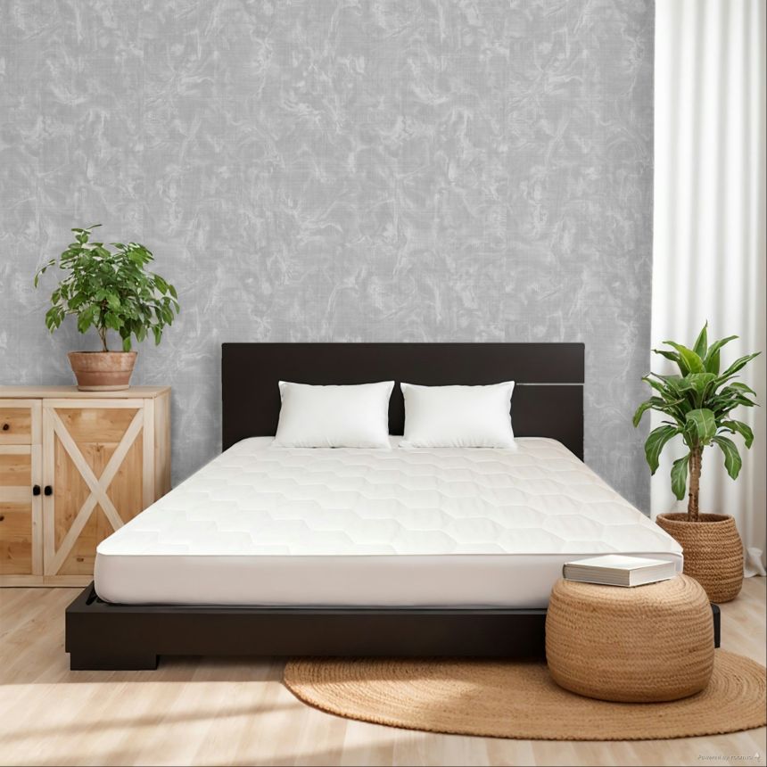 Luxusní vliesová tapeta na zeď, šedo-béžová, textura, Z16712, Murella 100, Zambaiti Parati