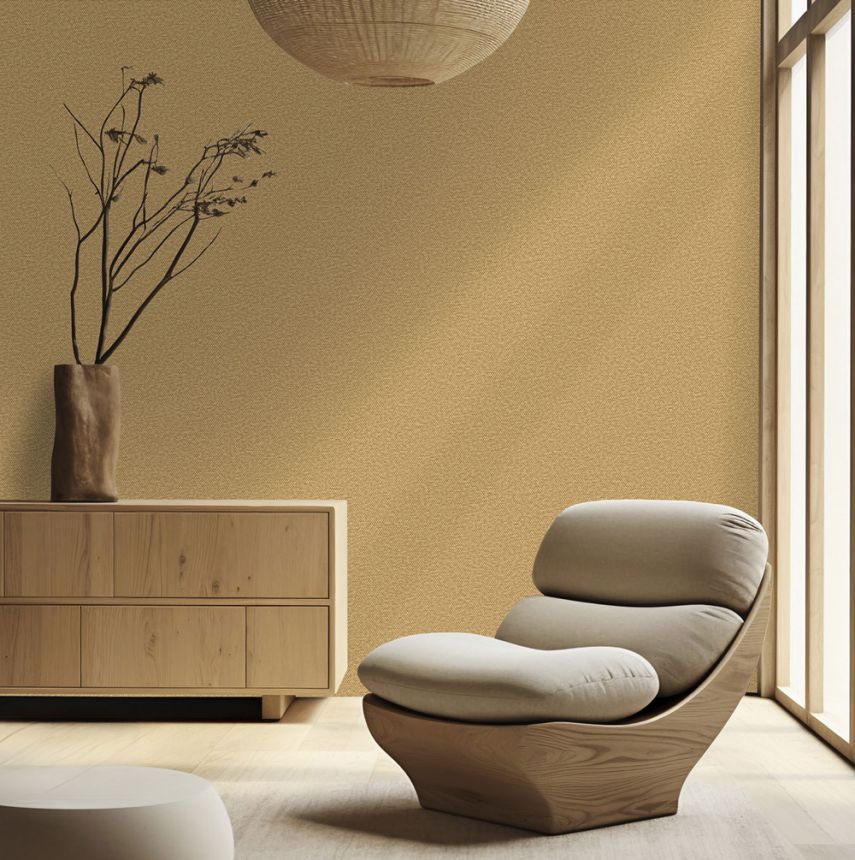 Luxusní vliesová tapeta na zeď, okrová, textura, Z16727, Murella 100, Zambaiti Parati