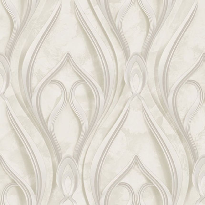 Luxusní vliesová tapeta na zeď, šedo-béžová, ornamenty, Z16729, Murella 100, Zambaiti Parati
