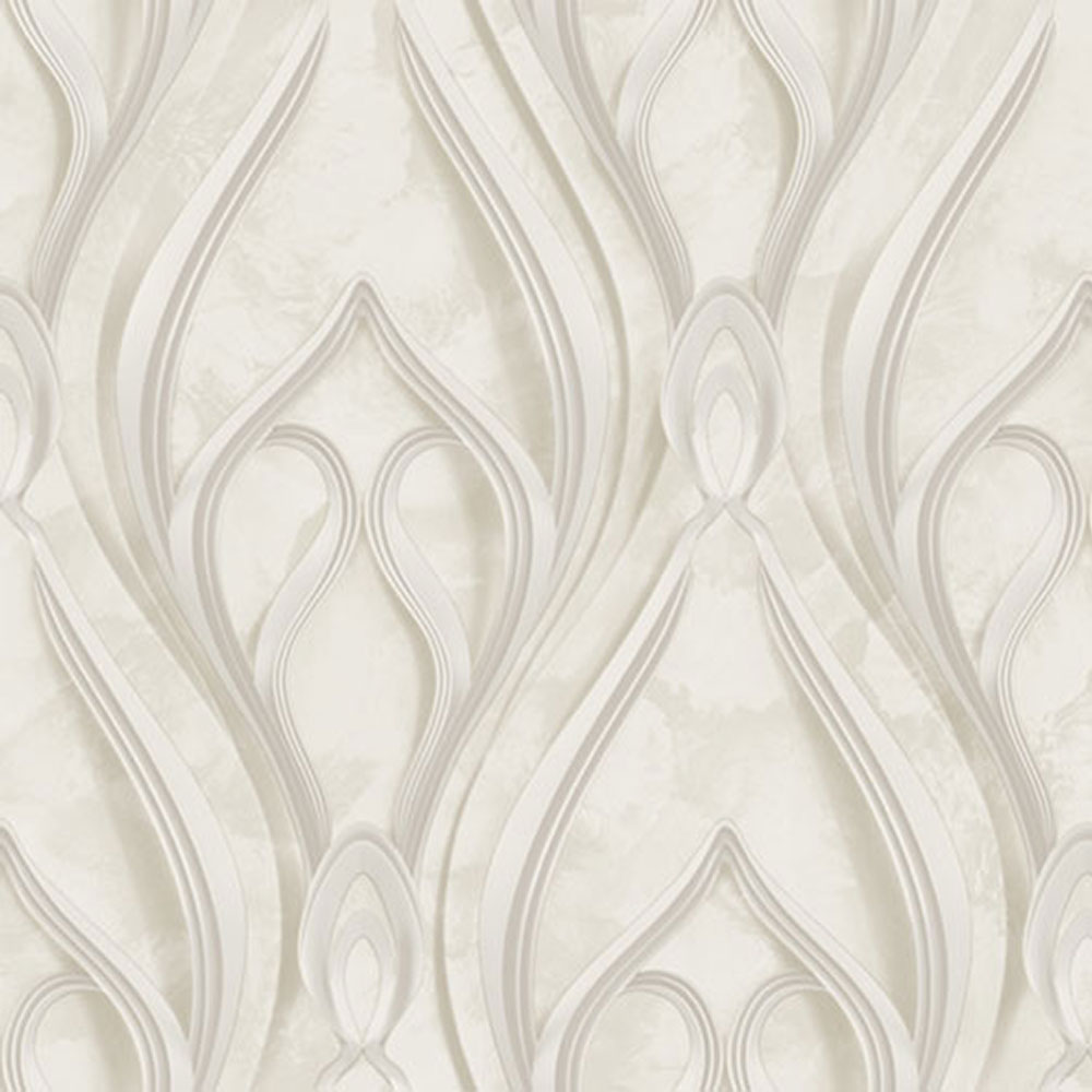 Luxusní vliesová tapeta na zeď, šedo-béžová, ornamenty, Z16729, Murella 100, Zambaiti Parati