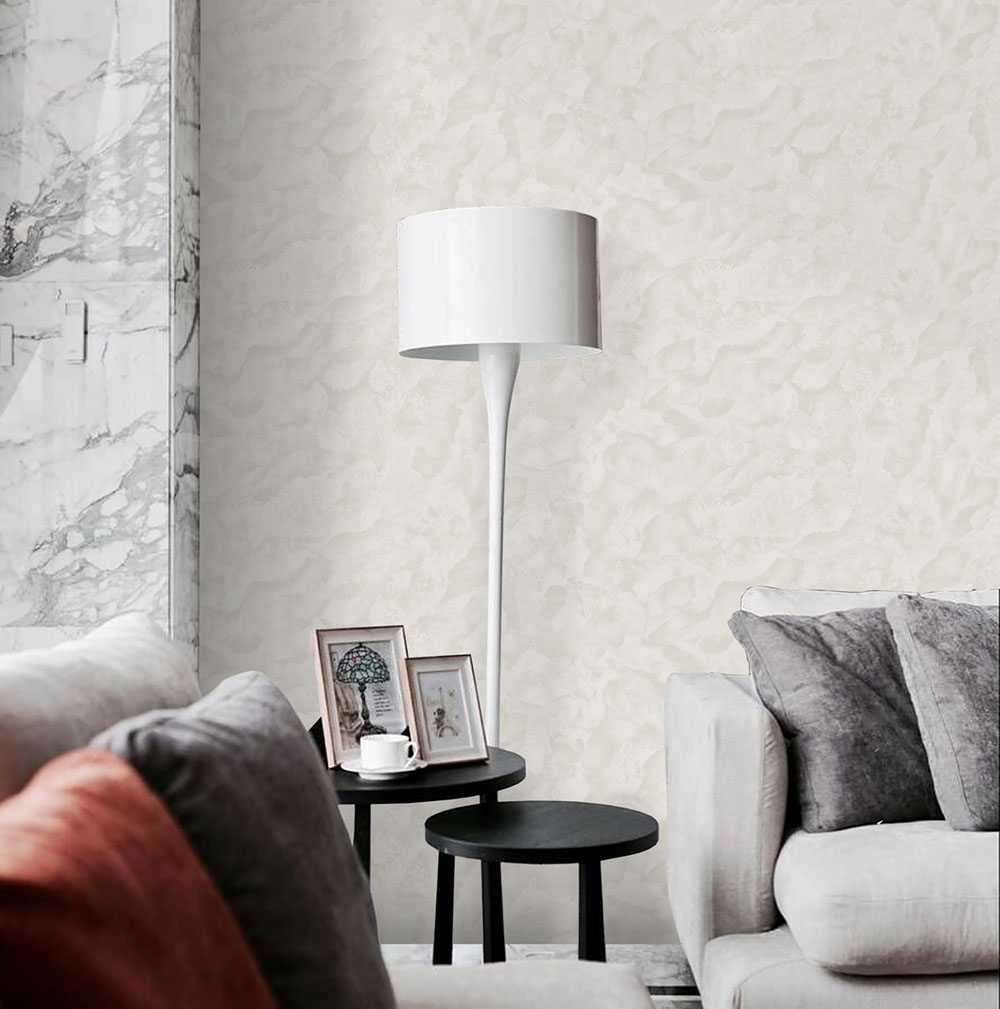 Luxusní vliesová tapeta na zeď, šedo-béžová, štuk, Z16730, Murella 100, Zambaiti Parati