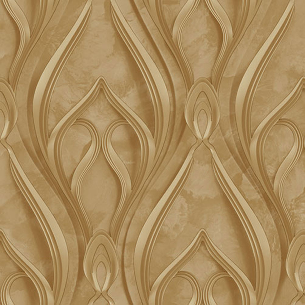 Luxusní vliesová tapeta na zeď, zlatá, ornamenty, Z16733, Murella 100, Zambaiti Parati