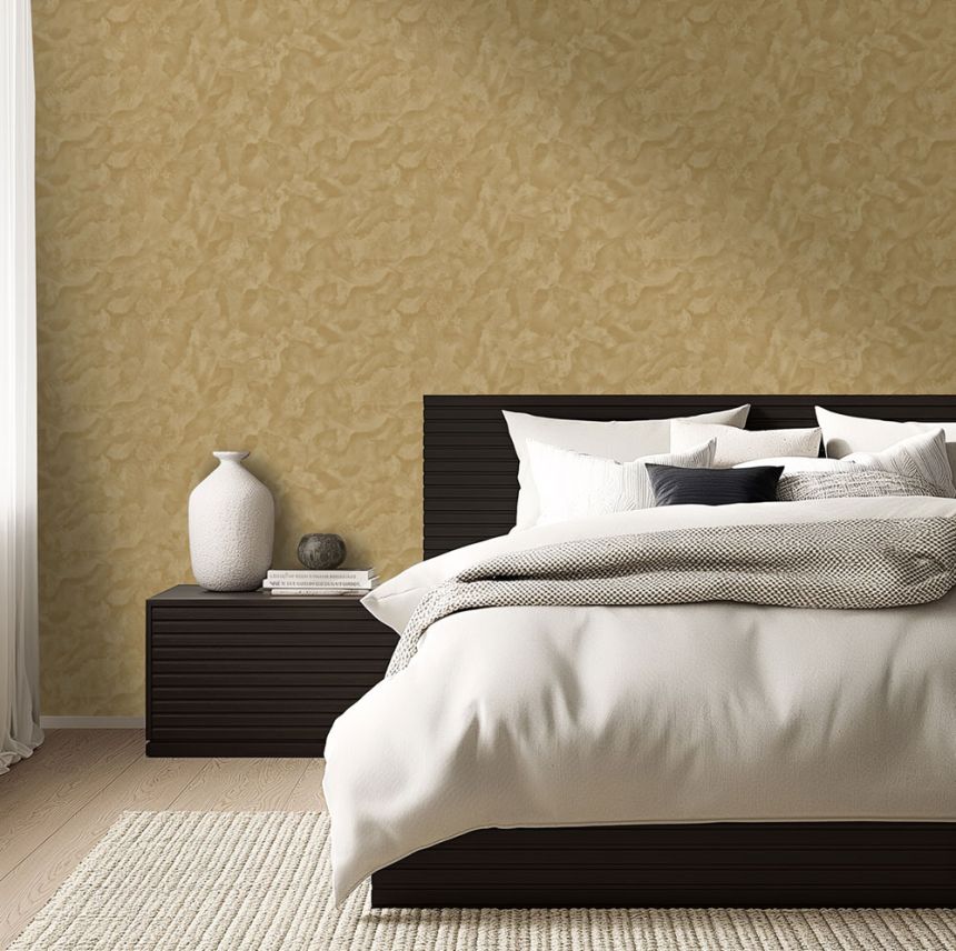 Luxusní vliesová tapeta na zeď, zlatá, štuk, Z16734, Murella 100, Zambaiti Parati