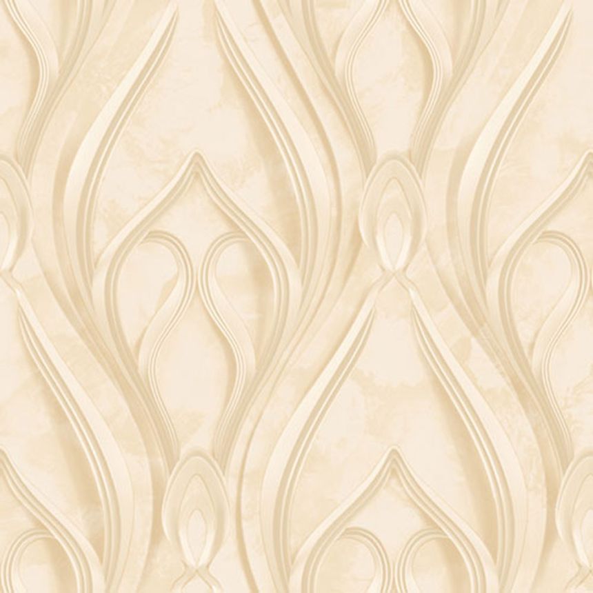 Luxusní vliesová tapeta na zeď, béžová, ornamenty, Z16737, Murella 100, Zambaiti Parati