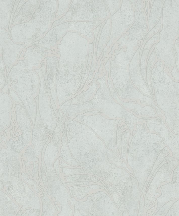 Vliesová tapeta na zeď, šedo-zelená, abstraktní vzor, 34253, City Glow, Marburg