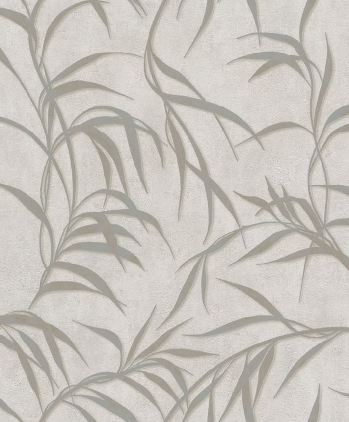 Vliesová tapeta na zeď, béžovo-zlatá, listy, 34284, City Glow, Marburg