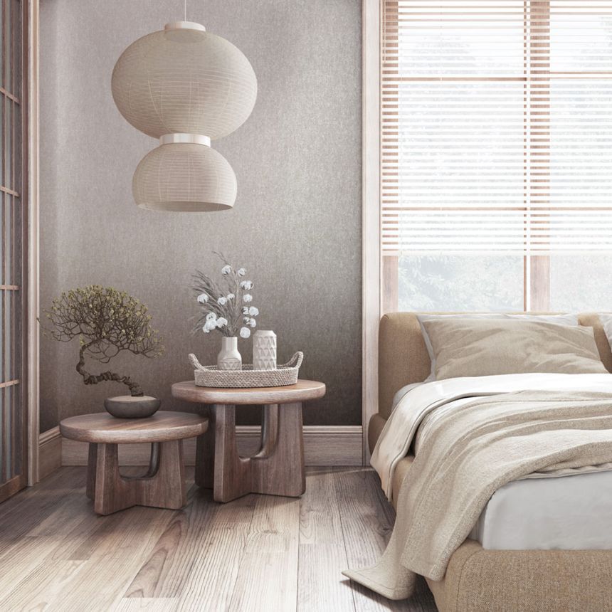 Vliesová tapeta na zeď, šedá, štuková omítka, 35134, City Romance, Marburg