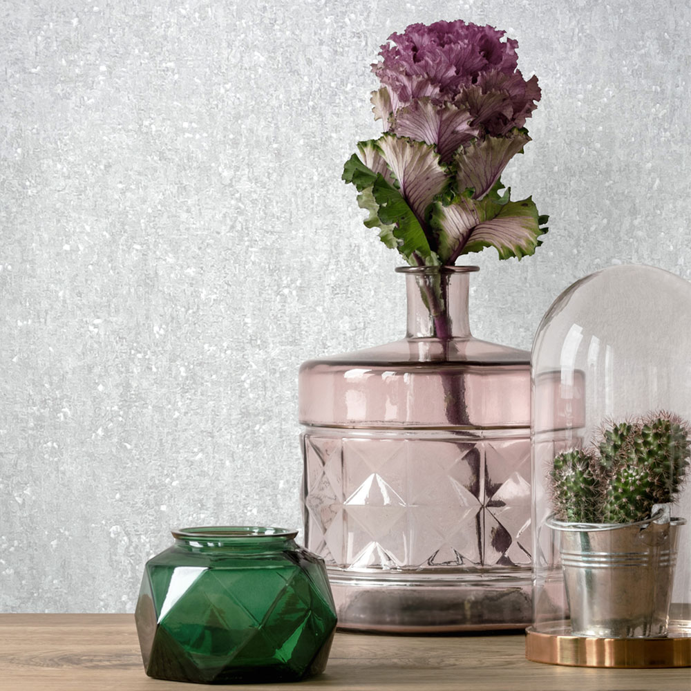 Vliesová tapeta na zeď, bílo-šedá, štuková omítka, 35135, City Romance, Marburg