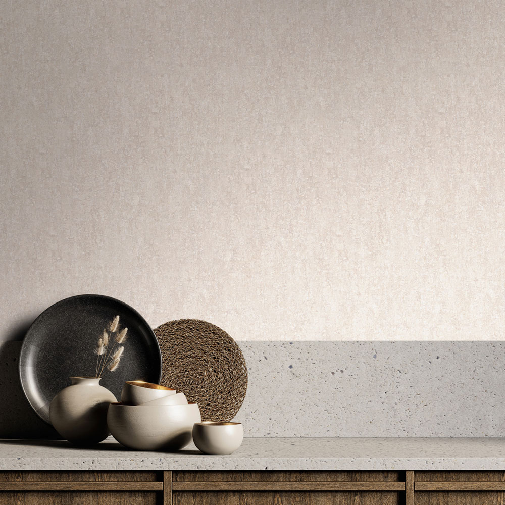 Vliesová tapeta na zeď, béžová, štuková omítka, 35138, City Romance, Marburg