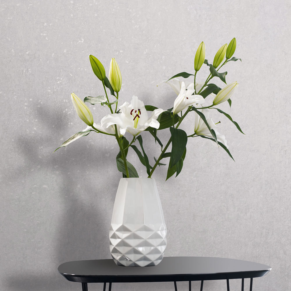 Vliesová tapeta na zeď, bílá, štuková omítka, 35161, City Romance, Marburg