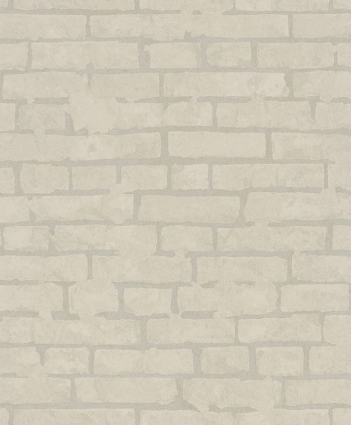 Vliesová tapeta na zeď, béžová, cihly, cihlová zeď, 34611, Terra, Marburg