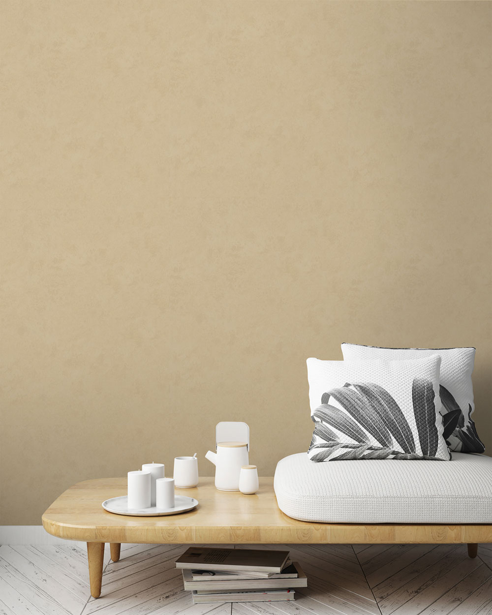 Vliesová tapeta na zeď, hnědo-béžová, štuk, beton, 34630, Terra, Marburg