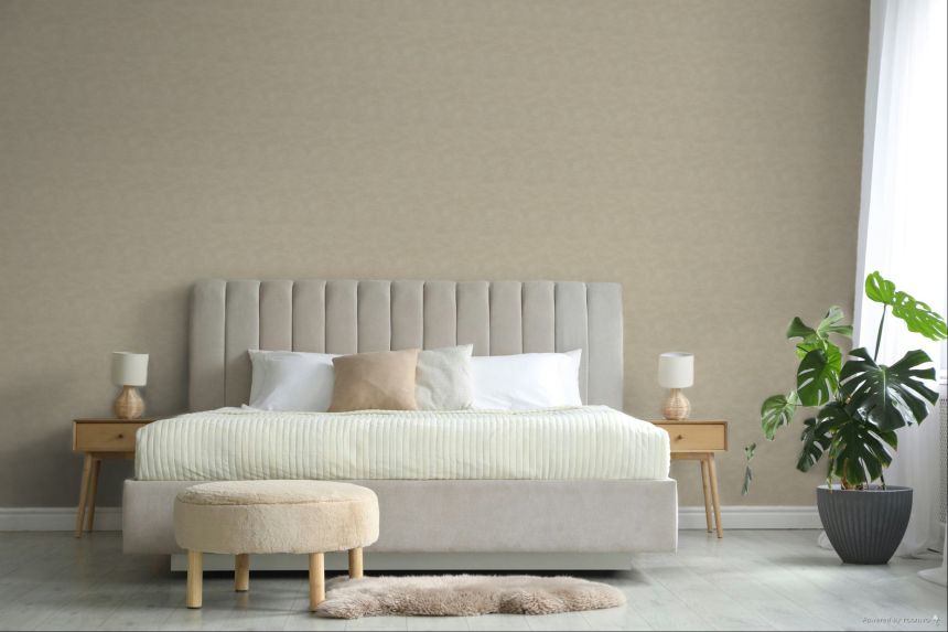 Vliesová tapeta na zeď, hnědo-béžová, beton, štuk, 34637, Terra, Marburg