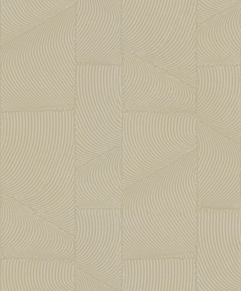 Vliesová tapeta na zeď, hnědo-béžová, grafický 3D vzor, 34643, Terra, Marburg