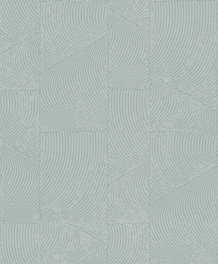 Vliesová tapeta na zeď, šedo-zelená, grafický 3D vzor, 34645, Terra, Marburg