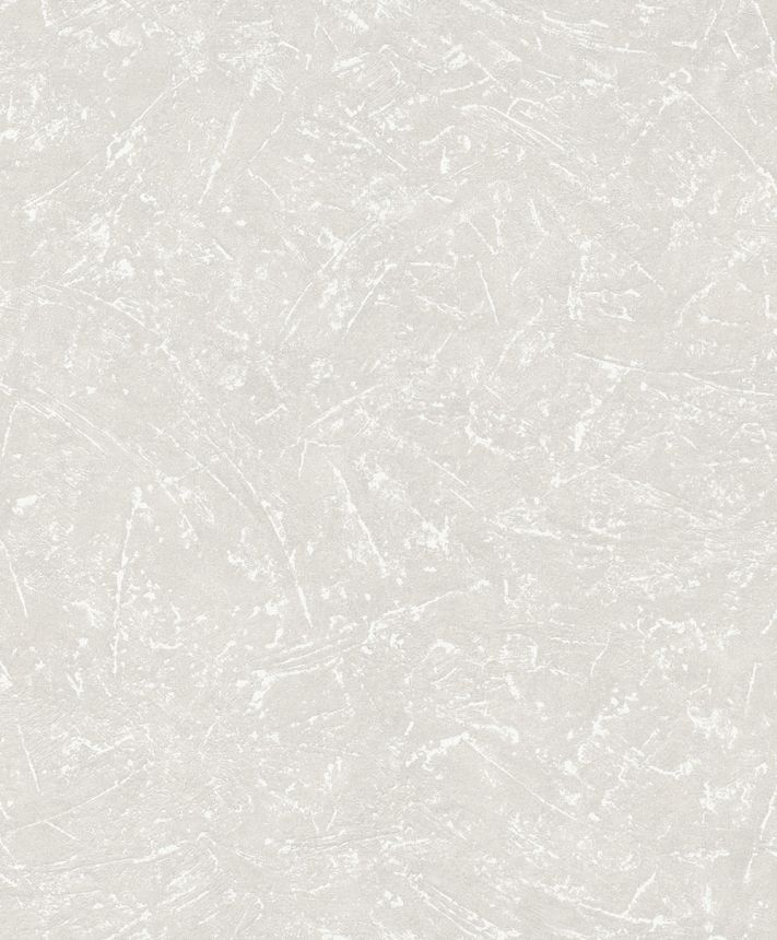 Vliesová tapeta na zeď, šedo-bílá, textura, stěrka, 34152, Loft Superior, Marburg