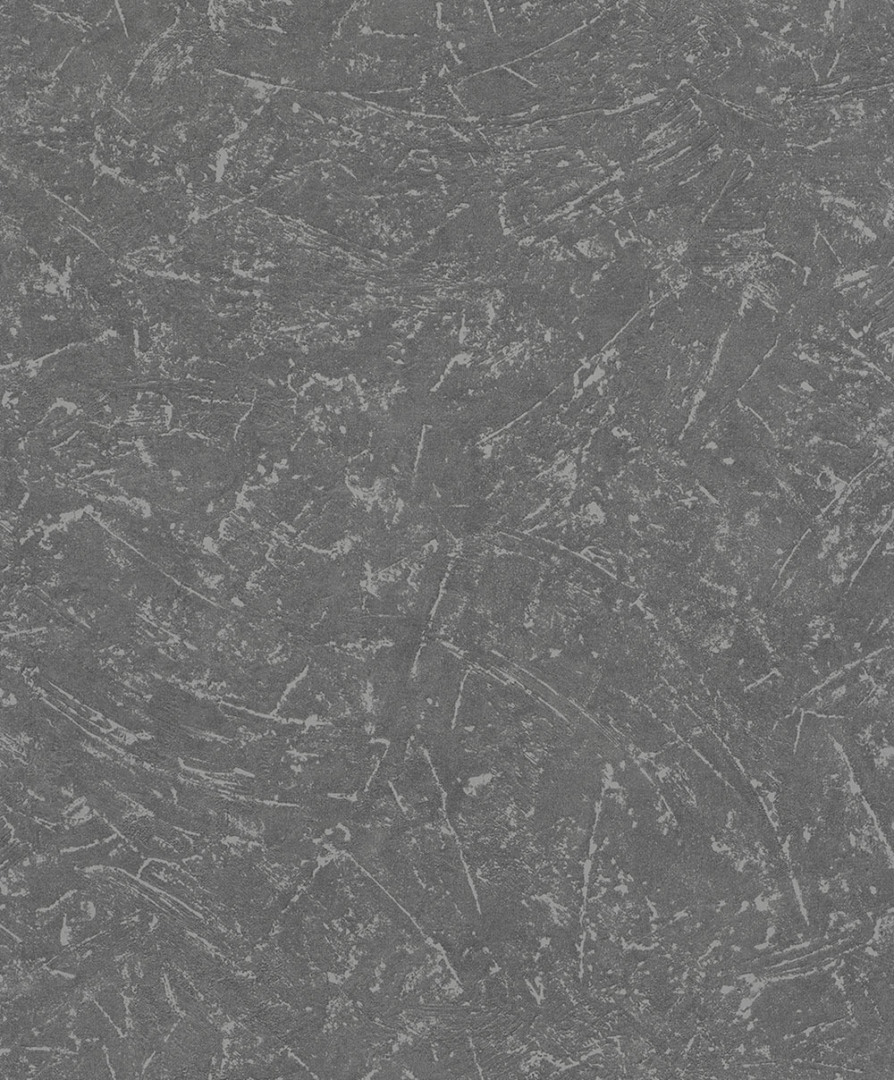 Vliesová tapeta na zeď, černo-šedá, textura, stěrka, 34156, Loft Superior, Marburg