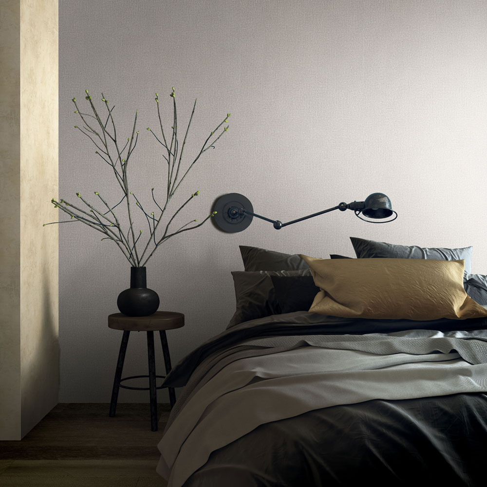 Vliesová tapeta na zeď, šedo-hnědá, látková textura, 34176, Kumano, Loft Superior, Marburg