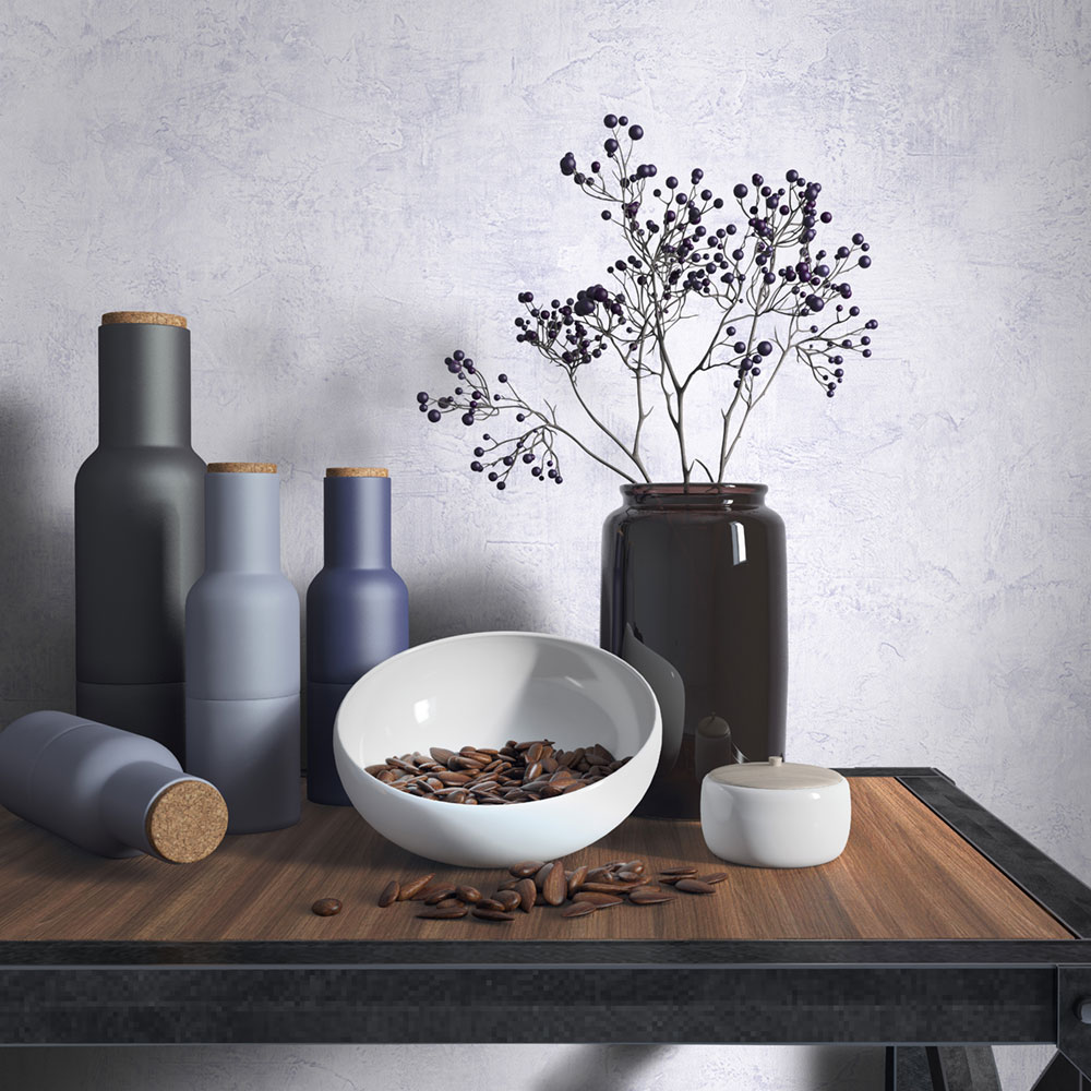 Vliesová tapeta na zeď, fialová, stěrka, 34185, Loft Superior, Marburg