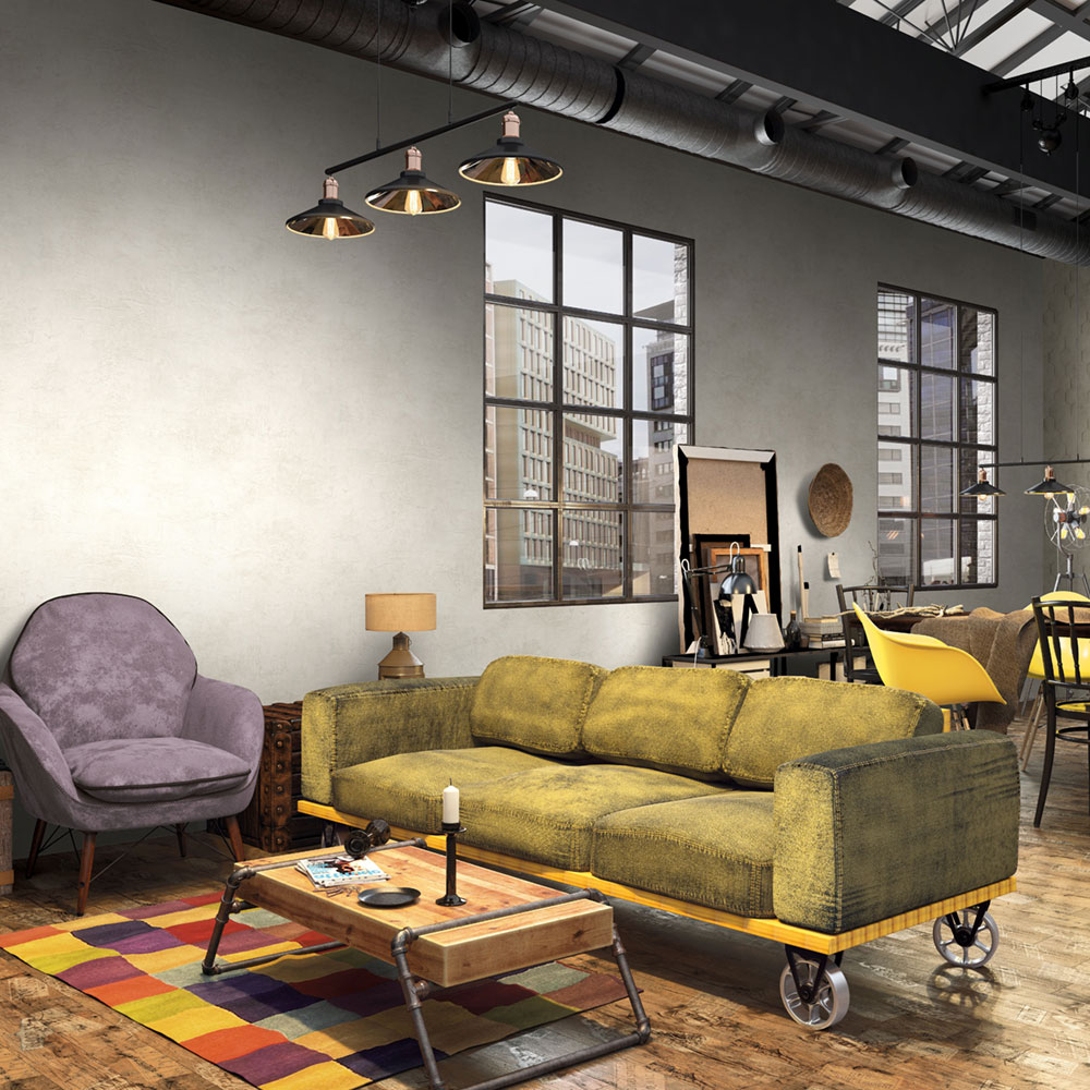 Vliesová tapeta na zeď, šedo-krémová, stěrka, 34191, Loft Superior, Marburg