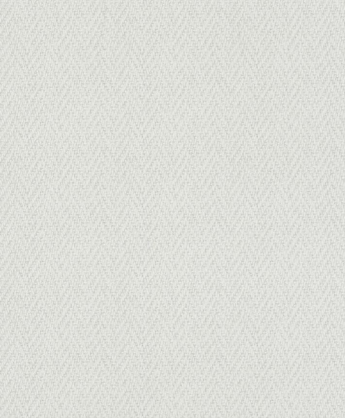Vliesová tapeta na zeď, šedo-bílá, látková textura, 59303, Loft Superior, Marburg