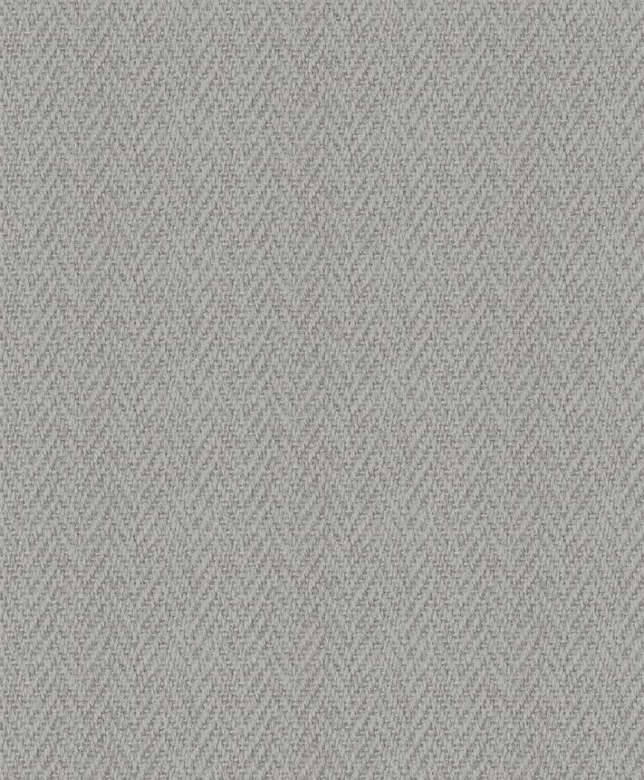 Vliesová tapeta na zeď, šedá, látková textura, 59304, Loft Superior, Marburg