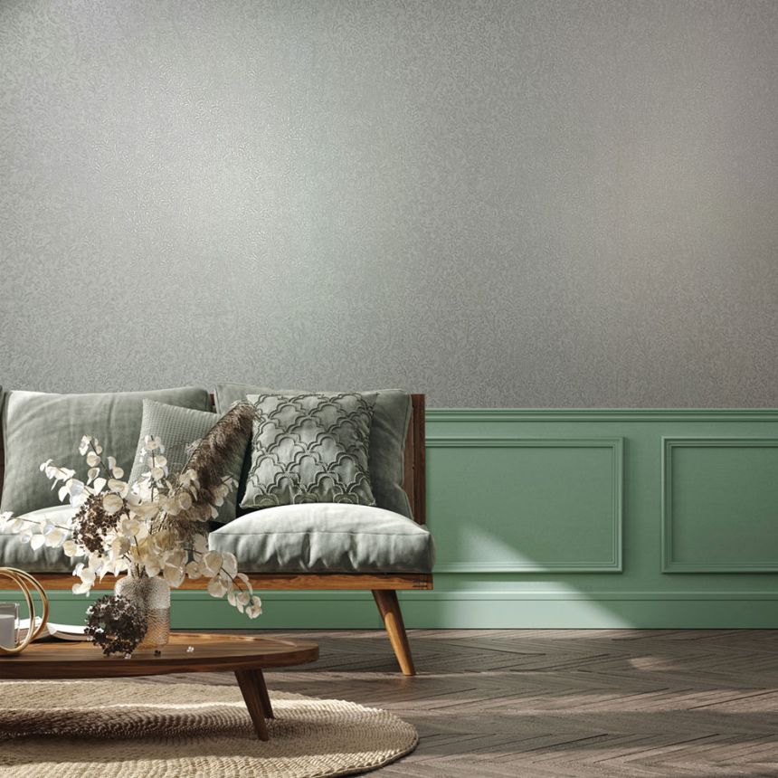 Vliesová tapeta na zeď, šedá, ornamenty, 35529, Ritus, Marburg