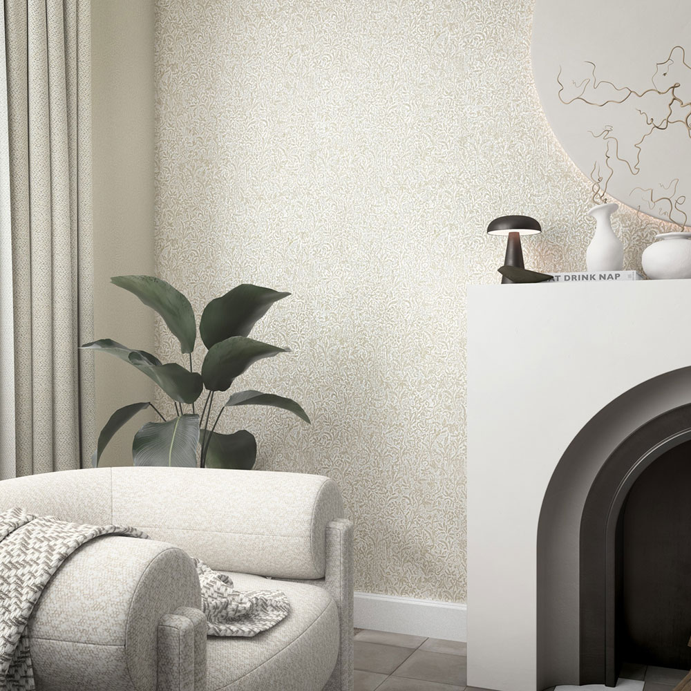 Vliesová tapeta na zeď, krémová, ornamenty, 35531, Ritus, Marburg