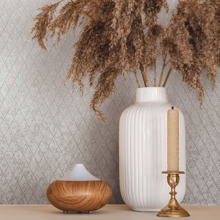 Geometrická vliesová tapeta na zeď, bílá, 35537, Ritus, Marburg