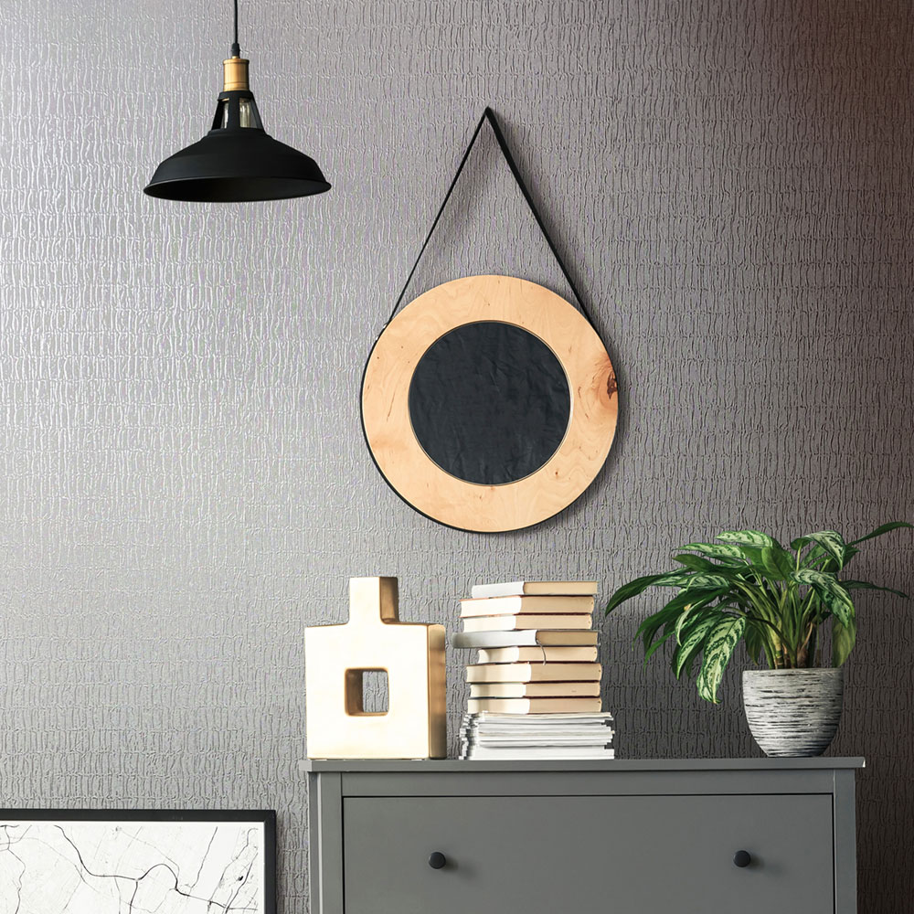 Vliesová tapeta na zeď, šedá, mačkaná látková textura, 34506, Kumano, Marburg