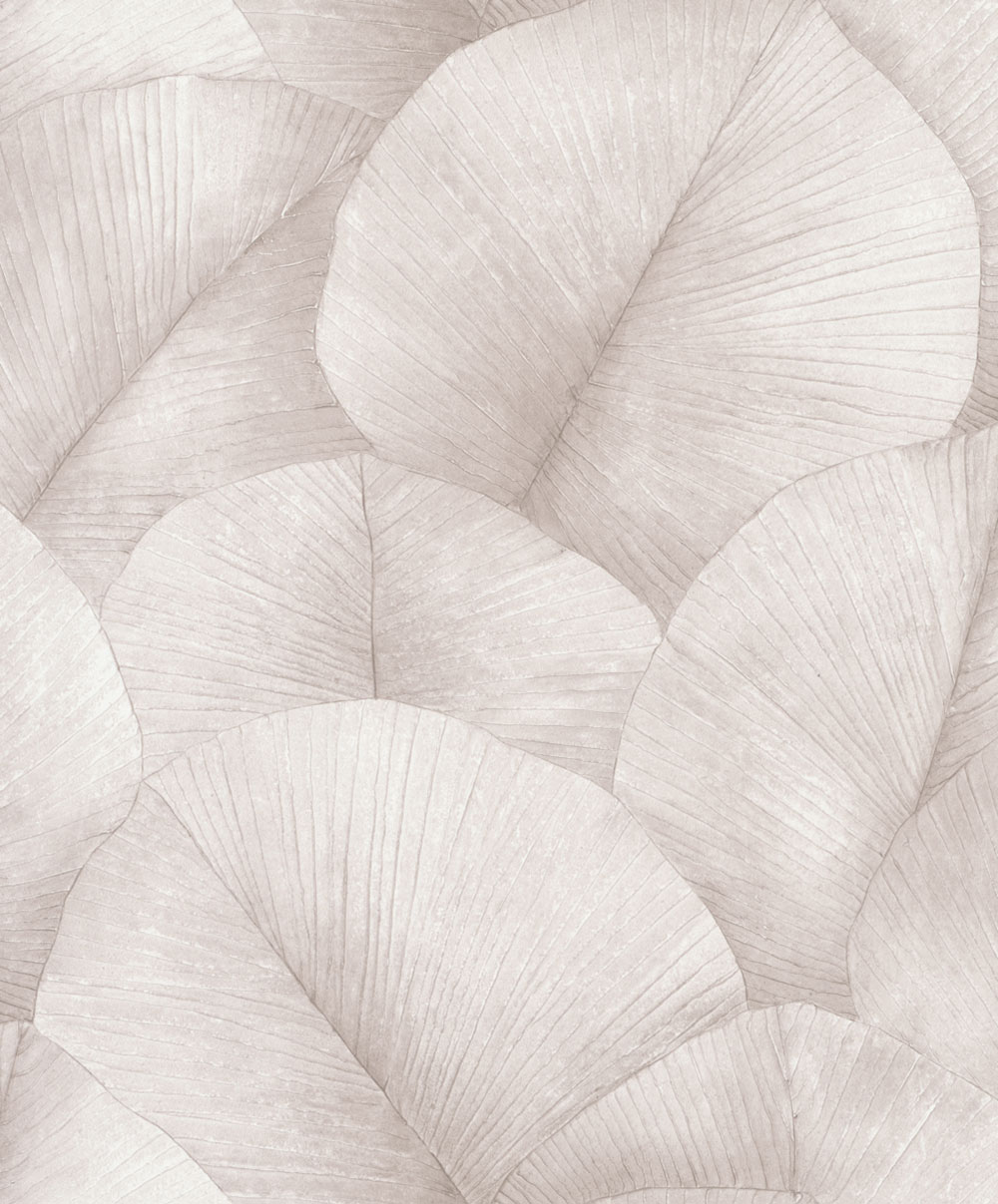 Vliesová tapeta na zeď, hnědo-béžová, listy, 34511, Kumano, Marburg