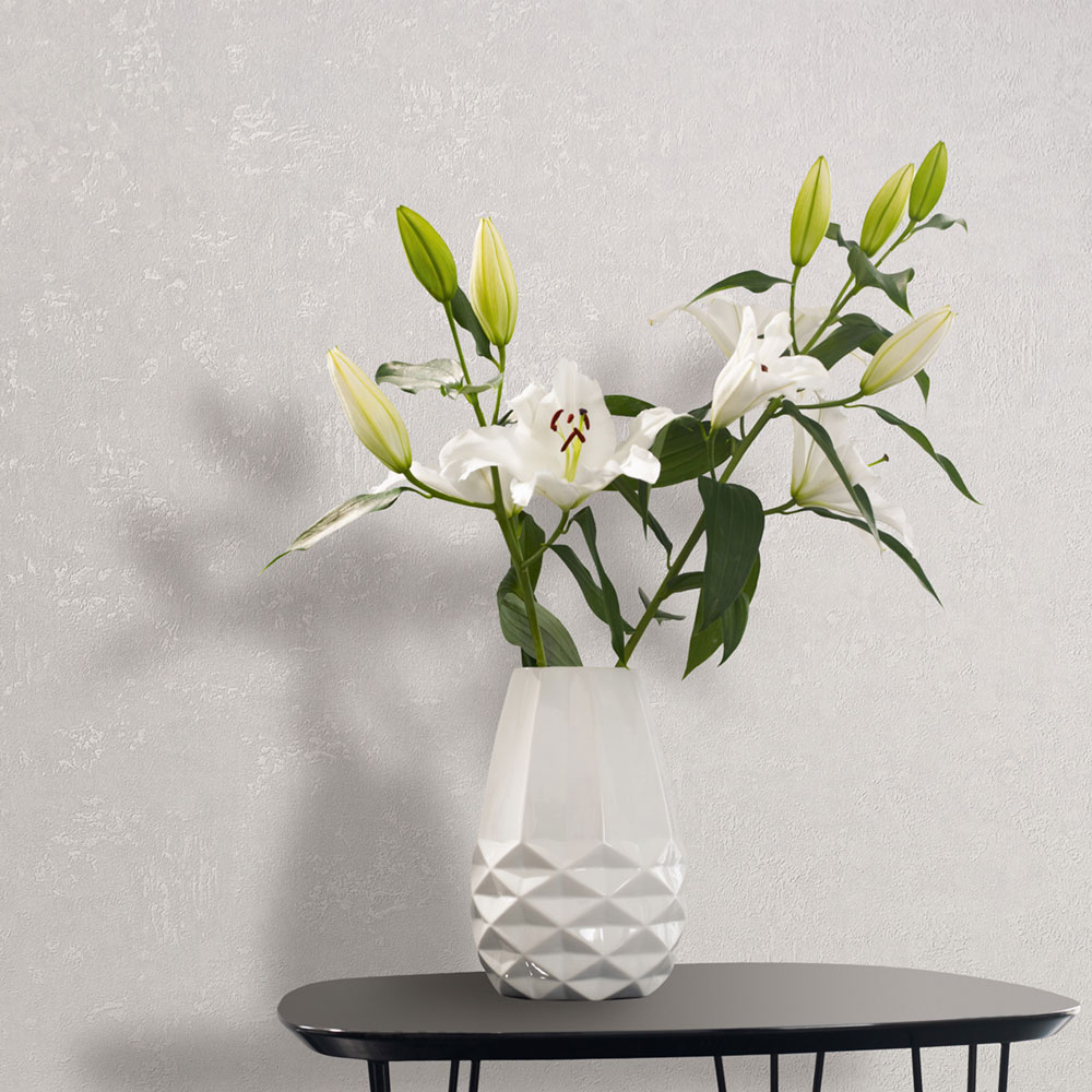 Vliesová tapeta na zeď, bílá, štuk, stěrka, 34517, Kumano, Marburg