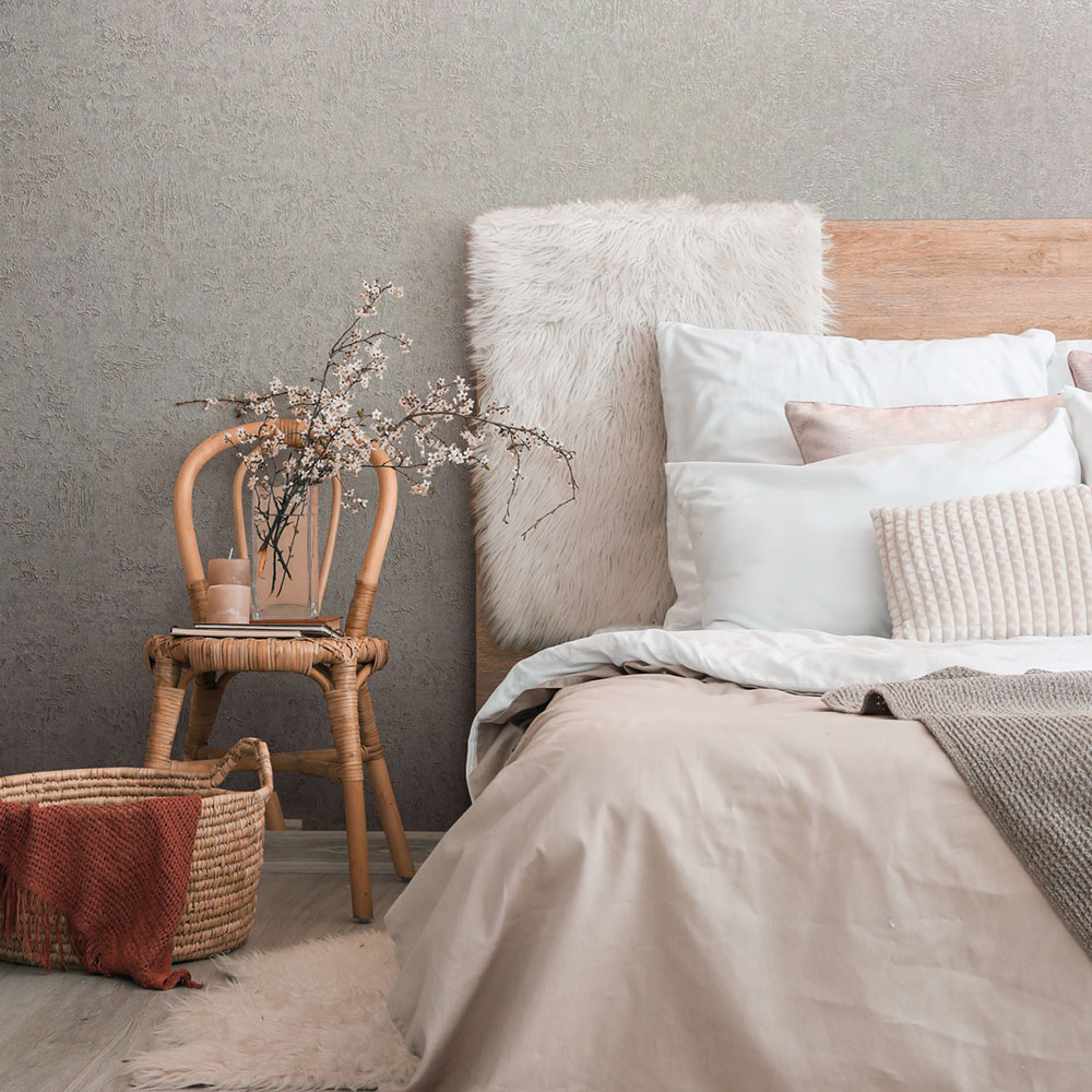 Vliesová tapeta na zeď, šedo-béžová, štuk, stěrka, 34519, Kumano, Marburg