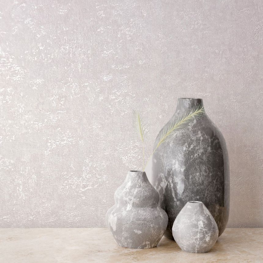 Vliesová tapeta na zeď, béžová, štuk, stěrka, 34521, Kumano, Marburg