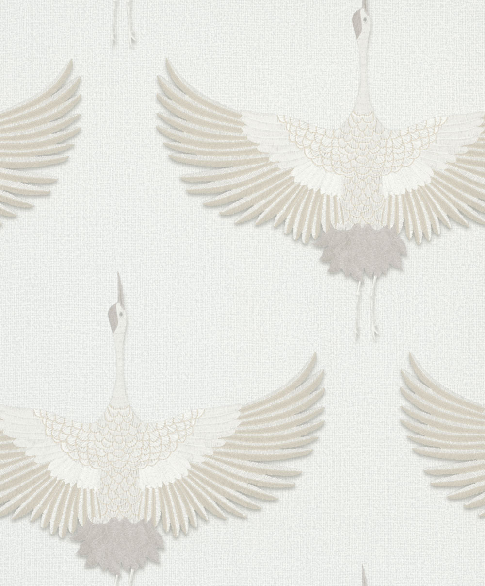 Vliesová tapeta na zeď, krémová, ptáci, 34529, Kumano, Marburg